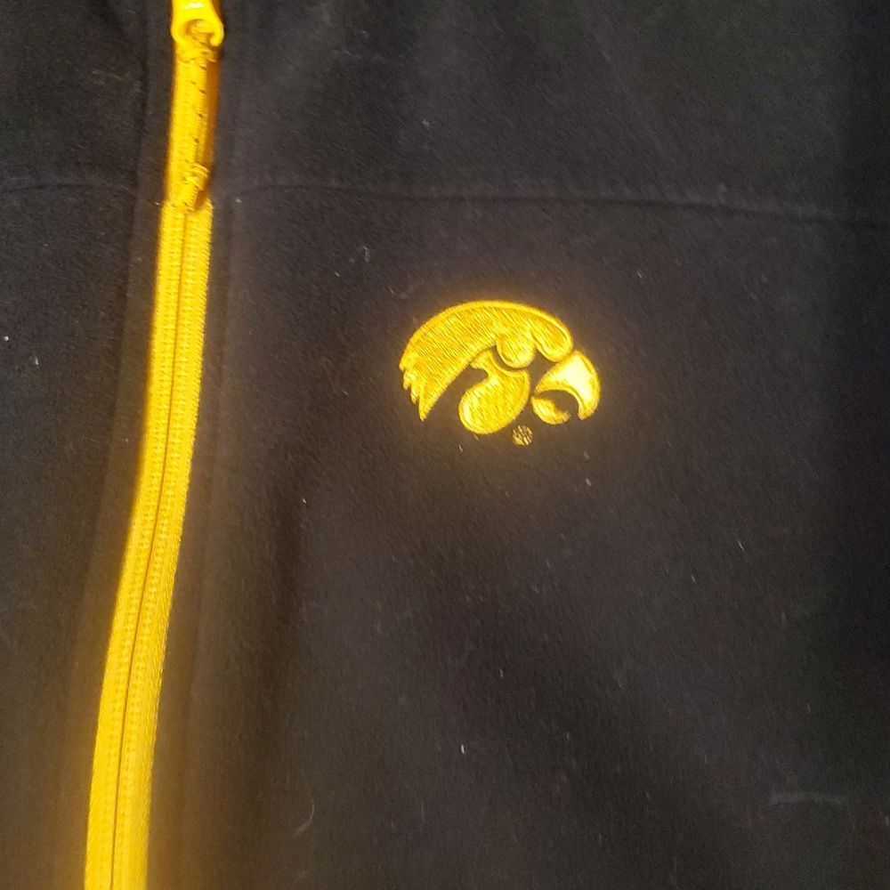 Columbia Iowa Hawkeyes black fleece full-zip jacket - Picture 2 of 6